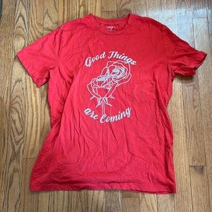 Forever 21 rose shirt